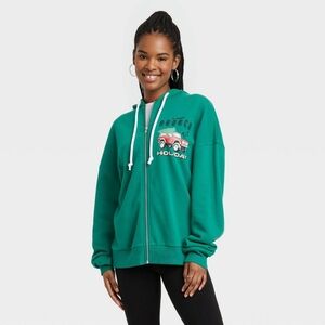 Women's Ford Bronco Zip-up Graphic Hoodie